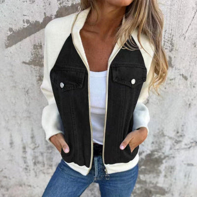 Marcia - Denim Knit Jacket