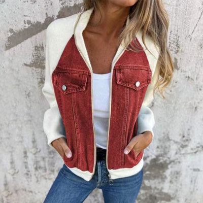 Marcia - Denim Knit Jacket