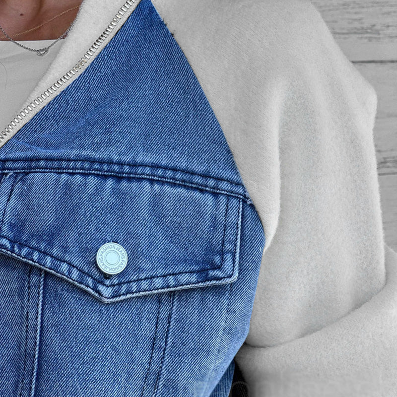 Marcia - Denim Knit Jacket