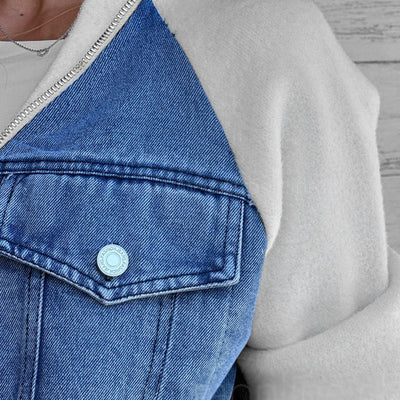 Marcia - Denim Knit Jacket