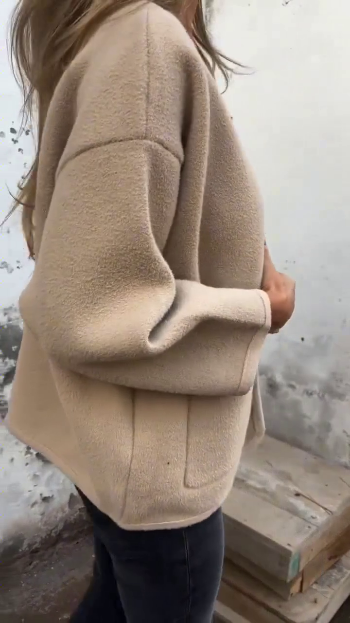 Juliana - Soft Touch Button Jacket